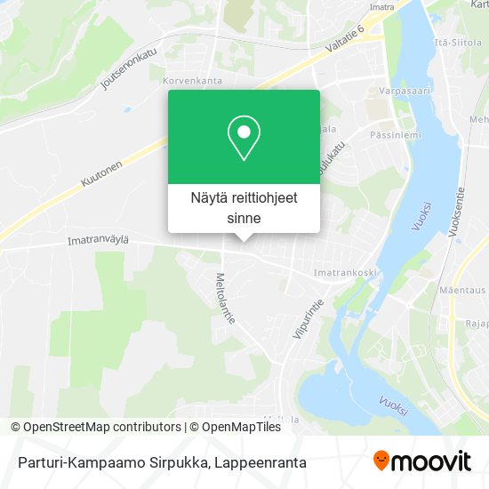 Parturi-Kampaamo Sirpukka kartta