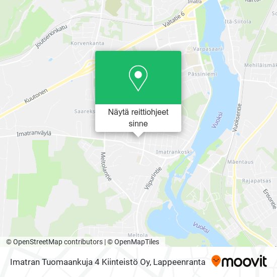 Imatran Tuomaankuja 4 Kiinteistö Oy kartta