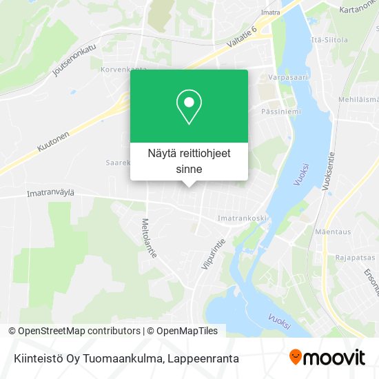 Kiinteistö Oy Tuomaankulma kartta