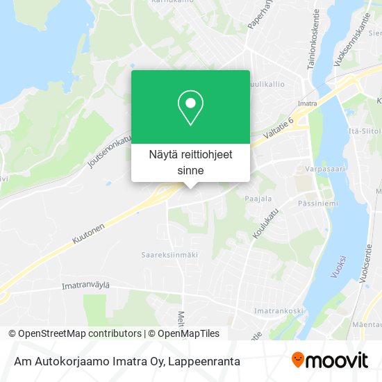 Am Autokorjaamo Imatra Oy kartta