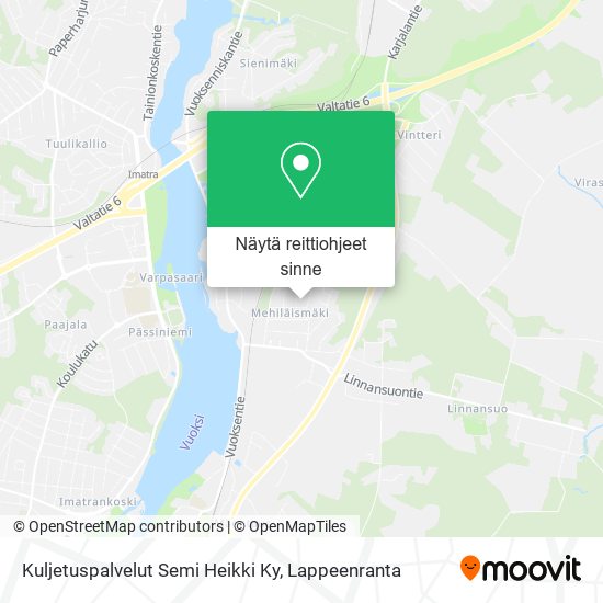 Kuljetuspalvelut Semi Heikki Ky kartta