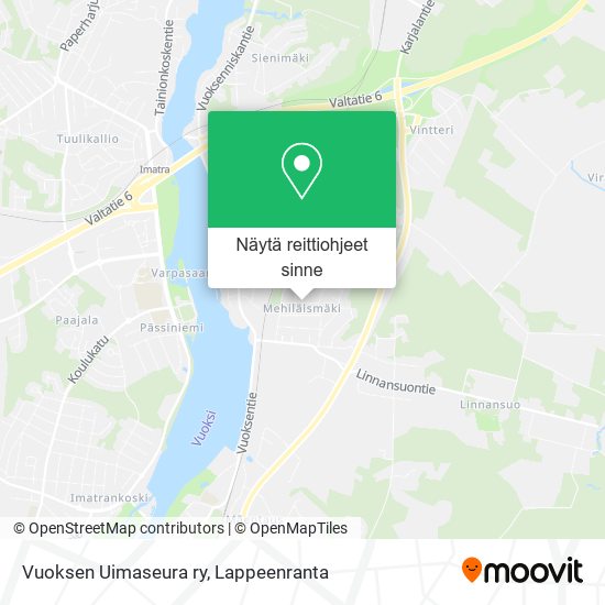 Vuoksen Uimaseura ry kartta