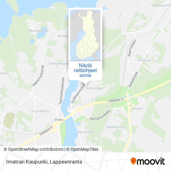 Imatran Kaupunki kartta