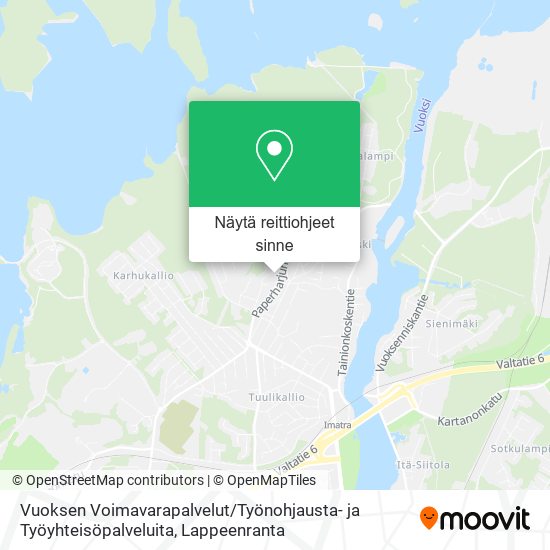 Vuoksen Voimavarapalvelut / Työnohjausta- ja Työyhteisöpalveluita kartta
