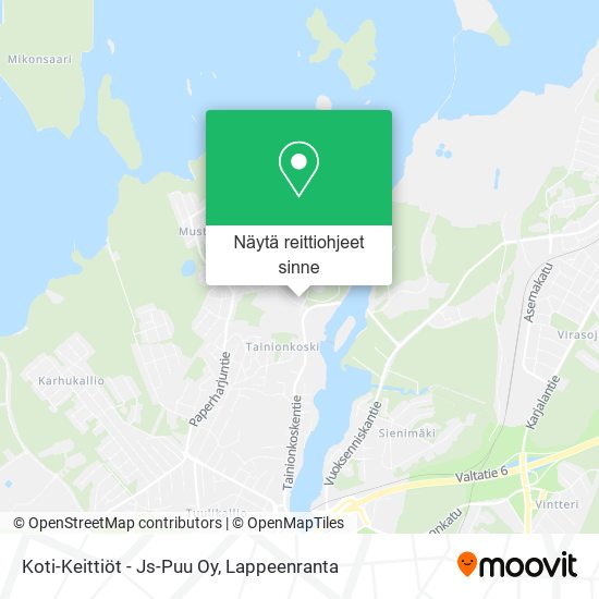 Koti-Keittiöt - Js-Puu Oy kartta