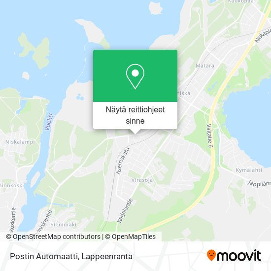 Postin Automaatti kartta