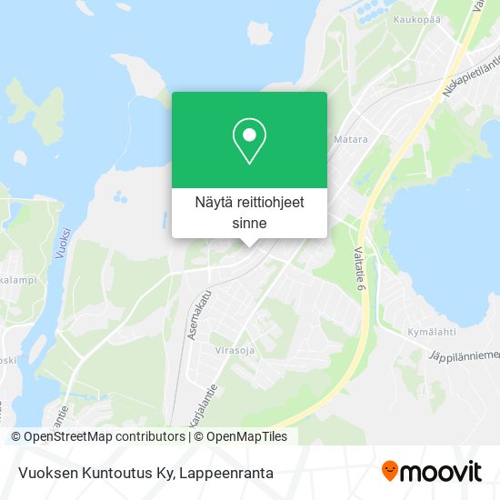 Vuoksen Kuntoutus Ky kartta