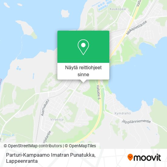 Parturi-Kampaamo Imatran Punatukka kartta