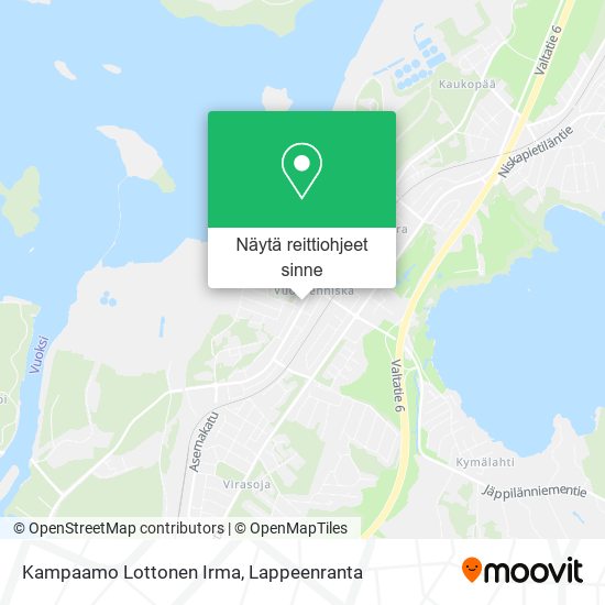 Kampaamo Lottonen Irma kartta