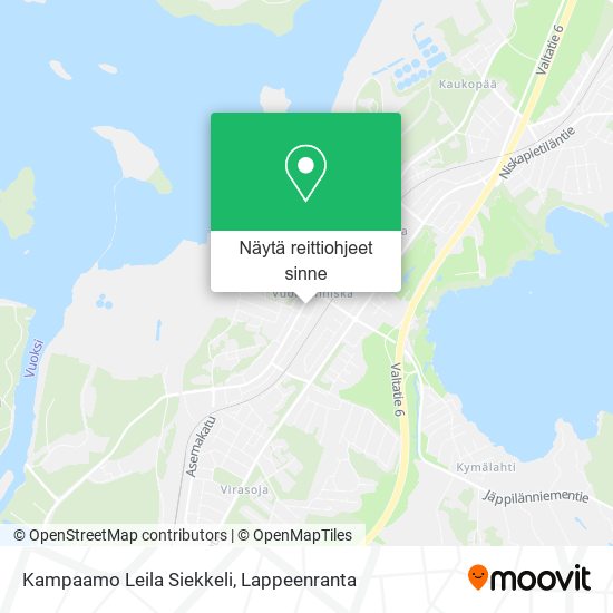 Kampaamo Leila Siekkeli kartta