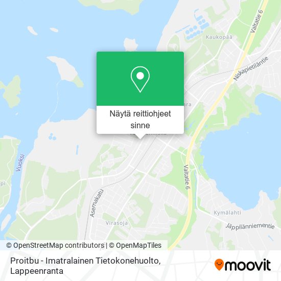 Proitbu - Imatralainen Tietokonehuolto kartta