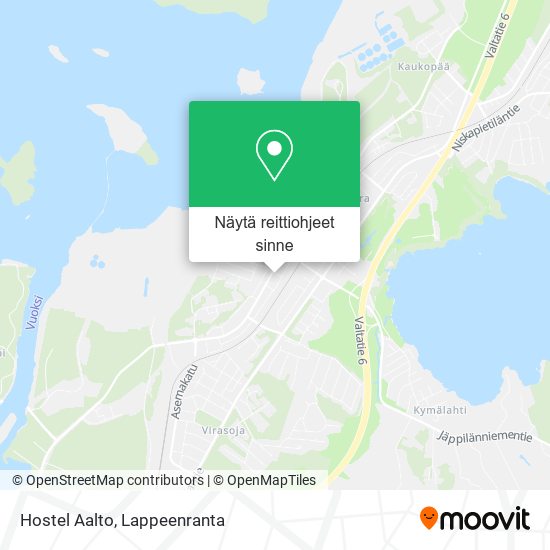 Hostel Aalto kartta