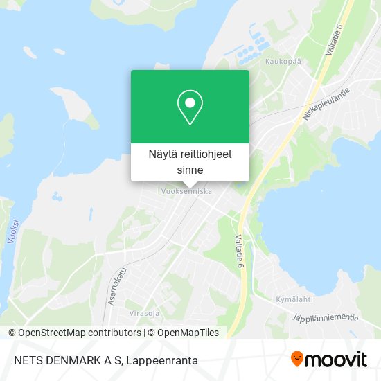 NETS DENMARK A S kartta