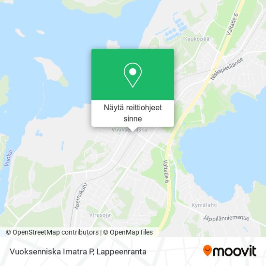 Vuoksenniska Imatra P kartta