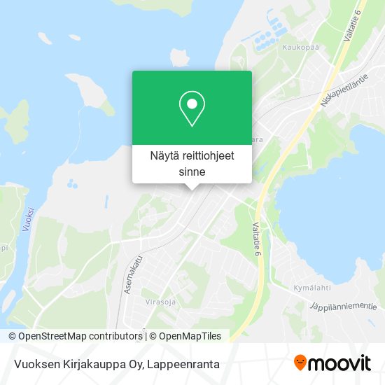 Vuoksen Kirjakauppa Oy kartta