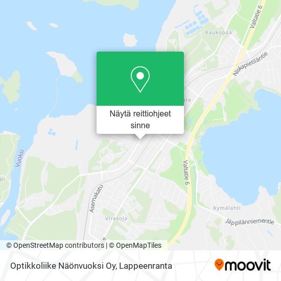 Optikkoliike Näönvuoksi Oy kartta