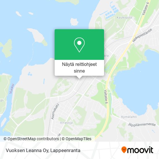 Vuoksen Leanna Oy kartta