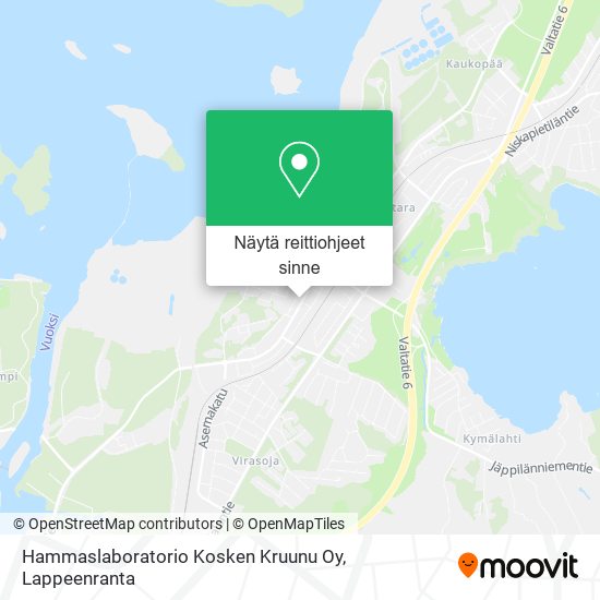 Hammaslaboratorio Kosken Kruunu Oy kartta