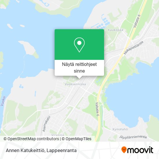 Annen Katukeittiö kartta