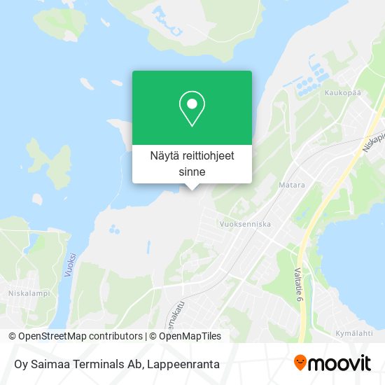 Oy Saimaa Terminals Ab kartta