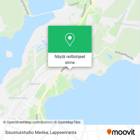 Sisustusstudio Medea kartta