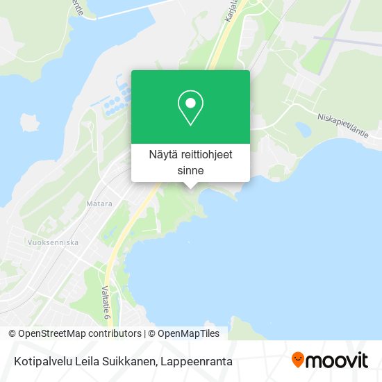 Kotipalvelu Leila Suikkanen kartta