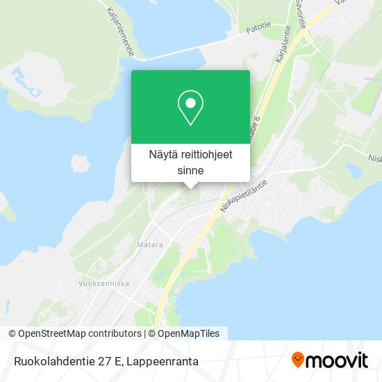 Ruokolahdentie 27 E kartta