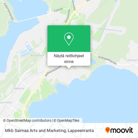 Mkb Saimaa Arts and Marketing kartta