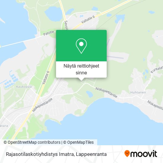 Rajasotilaskotiyhdistys Imatra kartta