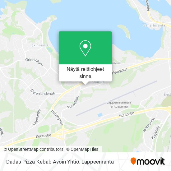 Dadas Pizza-Kebab Avoin Yhtiö kartta