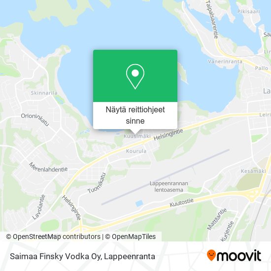 Saimaa Finsky Vodka Oy kartta