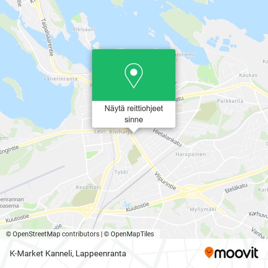 K-Market Kanneli kartta