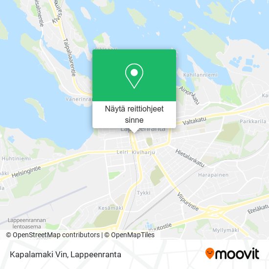 Kapalamaki Vin kartta
