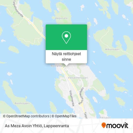 As Meza Avoin Yhtiö kartta