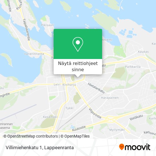 Villimiehenkatu 1 kartta