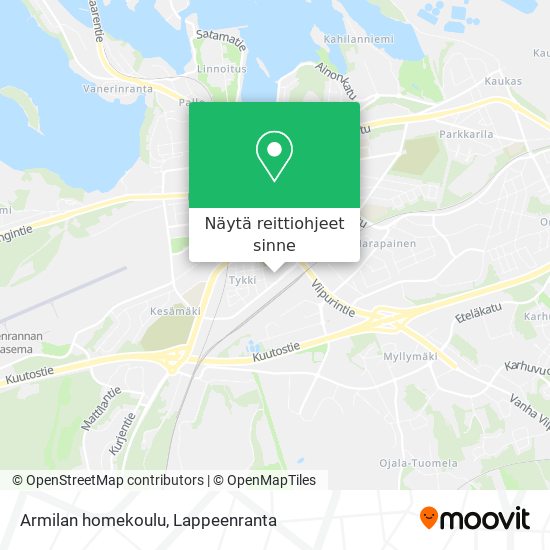 Armilan homekoulu kartta