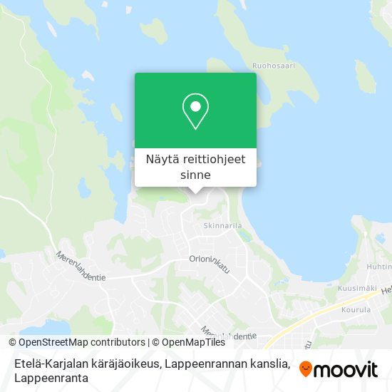 Kuinka päästä kohteeseen Etelä-Karjalan käräjäoikeus, Lappeenrannan kanslia  paikassa Lappeenranta kulkuvälineellä Bussi?