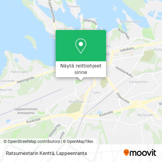 Ratsumestarin Kenttä kartta