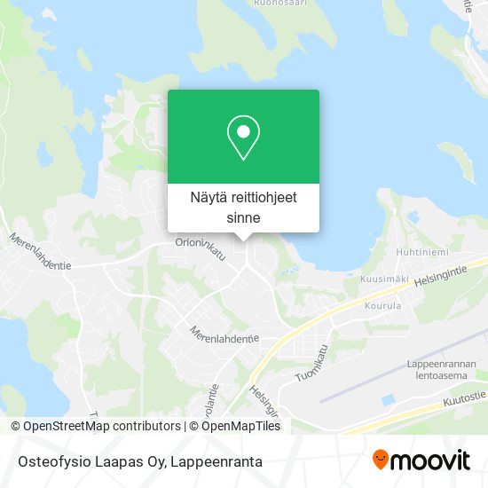 Osteofysio Laapas Oy kartta
