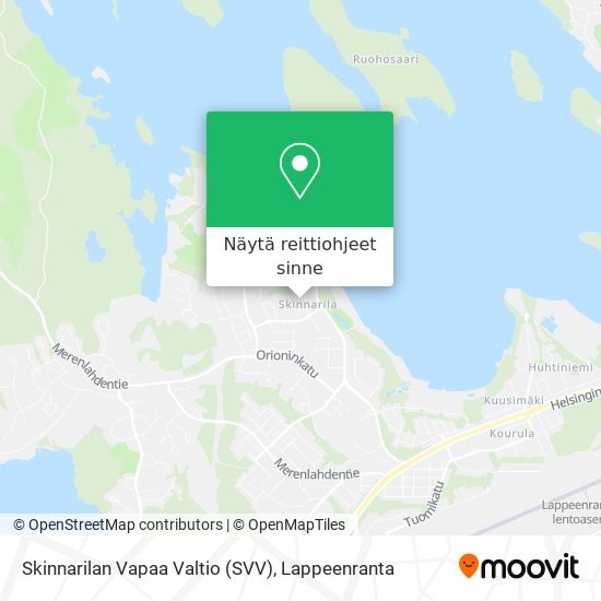 Skinnarilan Vapaa Valtio (SVV) kartta