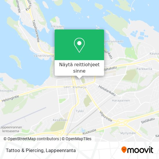 Tattoo & Piercing kartta