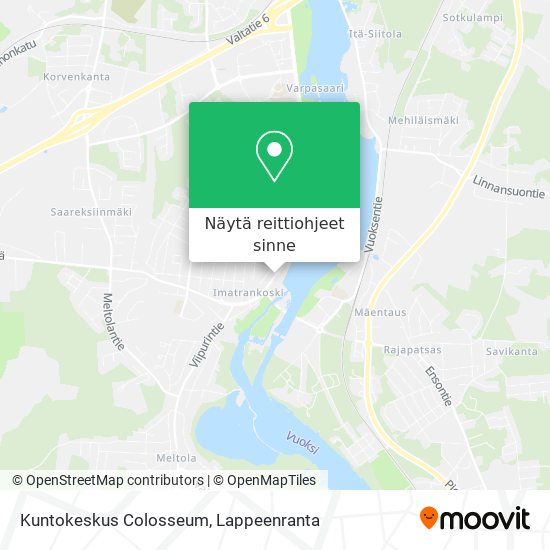 Kuntokeskus Colosseum kartta