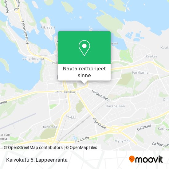 Kaivokatu 5 kartta