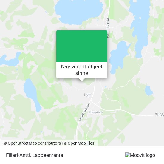 Fillari-Antti kartta