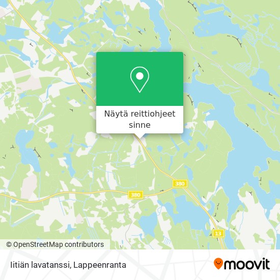 Kuinka päästä kohteeseen Iitiän lavatanssi paikassa Lappeenranta  kulkuvälineellä Bussi?