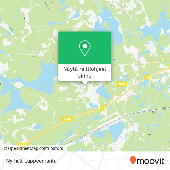 Nyrhilä kartta