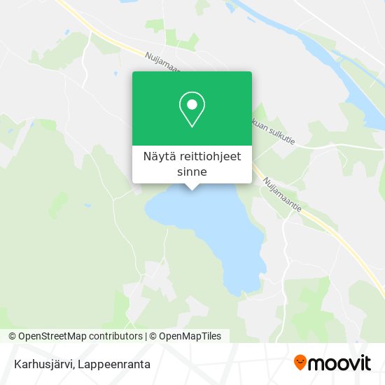 Karhusjärvi kartta