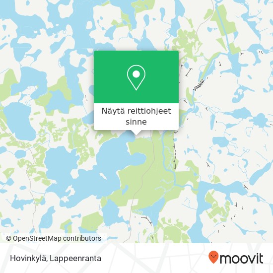 Hovinkylä kartta