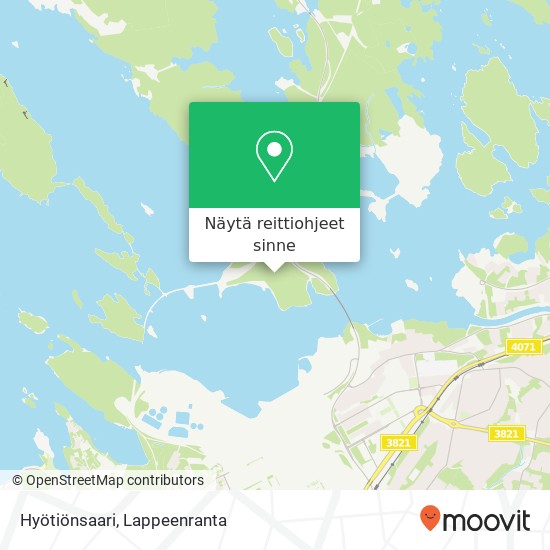 Hyötiönsaari kartta