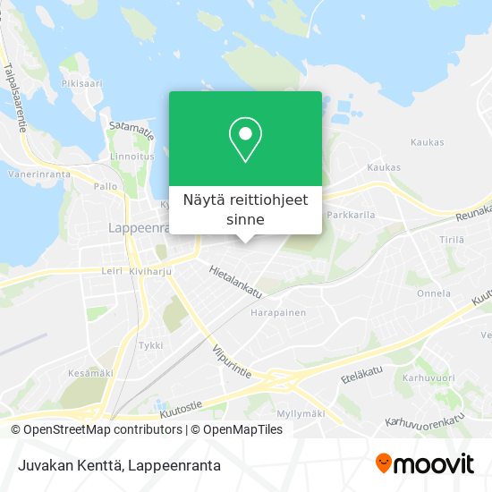 Juvakan Kenttä kartta